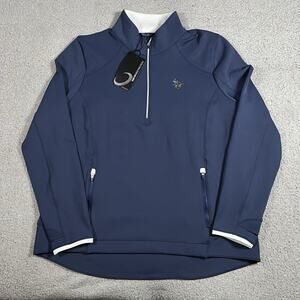 Zero Restriction Womens XL 1/4 Zip Pullover Sofia Sleepy Hollow Golf Club Logo